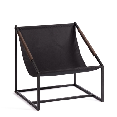 Кресло Tetchair Charli / Чарли без подлокотника рогожка, коричневый, 3М7-147, 70х70х84 см