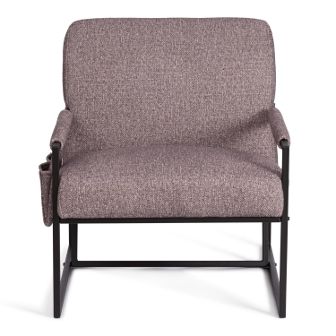 Кресло Tetchair Charli LUX/Чарли Люкс велюр/букле, VT shape wood rose, 70х80х82 см