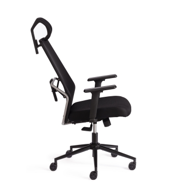 Кресло Tetchair Matrix grey ткань, черный