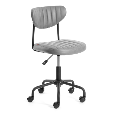 Кресло Tetchair SLIM иск. замша, Grey Cерый