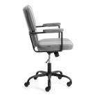 Кресло Tetchair ALPHA иск. замша, Grey Cерый