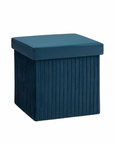 Пуф складной с ящиком Stool Group Store Square Синий