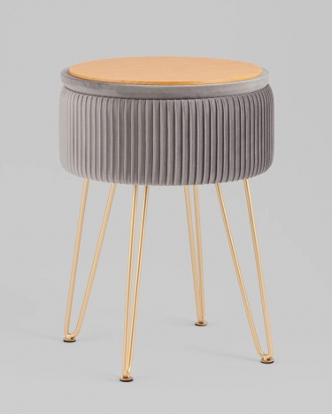 Пуф-столик Stool Group Астор серый
