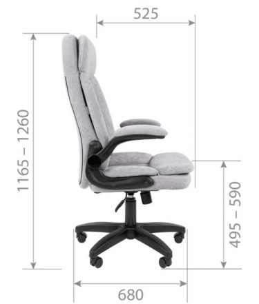 Кресло офисное Chairman CHAIRMAN 533 ткань Светло-зеленый