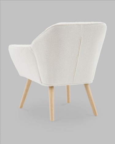 Кресло Stool Group Вэйл тэдди белый