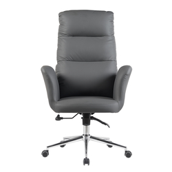 Кресло руководителя Stool Group TopChairs Solid NC серый