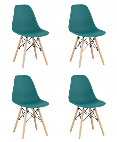 Стул Stool Group Style DSW x4 Темно-бирюзовый