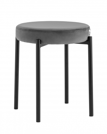 Табурет Stool Group Рио велюр Темно-серый