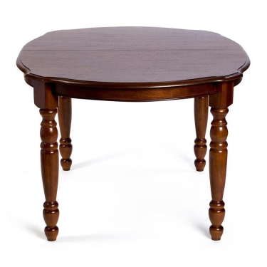 Стол обеденный раскладной Tetchair VAN HORN 4272 дерево гевея, 1067 x1372+4571829 x749мм, HN GLAZE light