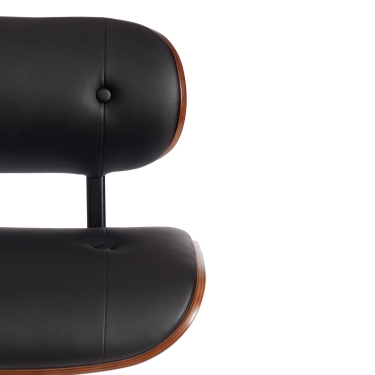 Барный стул DRAKAR mod.4050 Tetchair DRAKAR mod.4050 металл/дерево/экокожа, 51х56х95-116 см, высота сиденья 65-87 см, белый/нат/хром