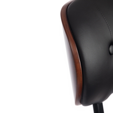 Барный стул DRAKAR mod.4050 Tetchair DRAKAR mod.4050 металл/дерево/экокожа, 51х56х95-116 см, высота сиденья 65-87 см, белый/нат/хром