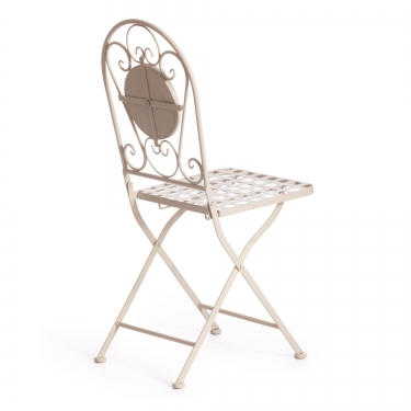 Стул Tetchair Secret de Maison VICENZA mod. PL08-7451RV металл, 363591 см, белый/плитка калейдоскоп