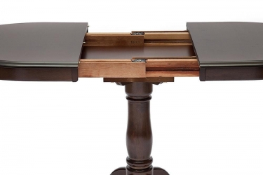 Стол раскладной Tetchair Solerno ME-T4EX дерево гевея/мдф, 70х100+29х75см, Tobacco