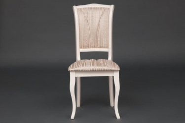 Стул Tetchair Picasso PC-SC дерево гевея, 45х53х97см, ivory white слоновая кость 2-5, ткань клетка мелкая S505-18