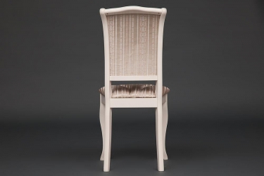 Стул Tetchair Picasso PC-SC дерево гевея, 45х53х97см, ivory white слоновая кость 2-5, ткань клетка мелкая S505-18