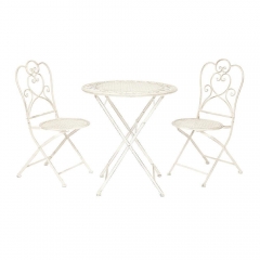 Стул Tetchair Opera OP-SC дерево гевея, 45х53х97см, ivory white слоновая кость 2-5, ткань бежевая, рисунок золотистый 180-9