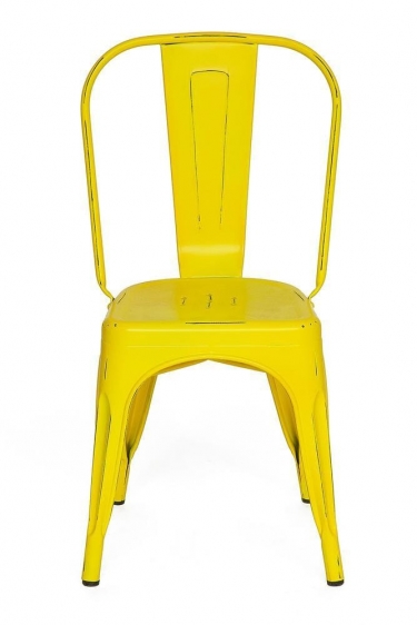Стул Tetchair LOFT CHAIR mod. 012 металл, 453585см, желтый/yellow vintage