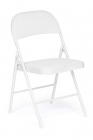 Стул складной Tetchair FOLDER mod. 032 каркас металл, сиденье/спинка экокожа, 415176см, белый