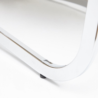 Стул Tetchair STERN mod.1314 металл/экокожа, 42х62х97,5 см, черный/белый