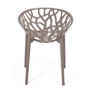 Стул Tetchair BUSH mod. 017 пластик, 6058,580см, серый