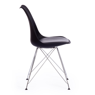 Стул Tetchair TULIP IRON CHAIR mod.EC-123 металл/пластик, 54,54883,5см, черный