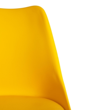 Стул TULIP IRON CHAIR mod.EC-123 металл/пластик, 54,54883,5см, желтый