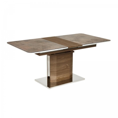 Стул барный Tetchair KISH mod. 714 ткань/металл, 50х57х110 см, высота до сиденья 78 см, коричневый barkhat 11/черный