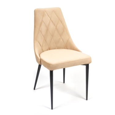 Стул барный Tetchair KISH mod. 714 ткань/металл, 50х57х110 см, высота до сиденья 78 см, коралловый barkhat 15 /черный