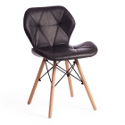 Стул Tetchair STUTTGART mod. 74 экокожа/дерево береза/металл, 50 х 47 х 73 см, серый 22