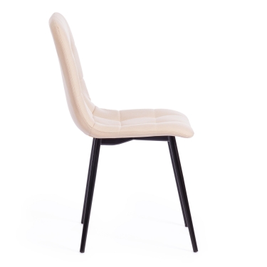 Стул Tetchair CHILLY MAX ткань/металл, 45 х 54 х 90 см , бежевый 08/черный