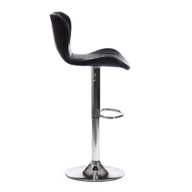 Стул барный Tetchair AVIONIC mod. KY712A металл/экокожа, 455386-107 см, черный/хром