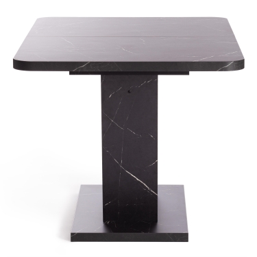 Стол обеденный Tetchair VOX ЛДСП, 132-172x85x75,5 см, Мрамор черный/Белый