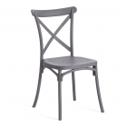 Стул Tetchair CROSS mod. PL24 пластик, 48 х 58 х 89 см, Dark-grey темно-cерый 15537