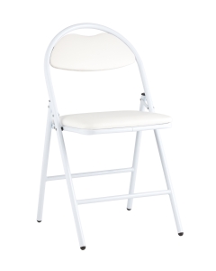 Стул складной Stool Group Hagen white экокожа Белый