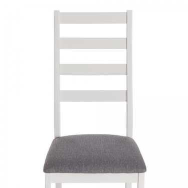 Стул Tetchair ROSARIO многослойная фанера, 39 х 39 х 99 см, white, ткань темно-серая 150 разобранный