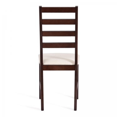 Стул Tetchair ROSARIO многослойная фанера, 39 х 39 х 99 см, Cappuchino, ткань бежевая 81/10 разобранный
