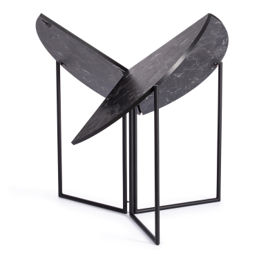 Стул складной Tetchair FOLDER mod. 3017H каркас металл, сиденье/спинка пластик, 49 x 46.5 x 73.5 см, black черный / grey серый