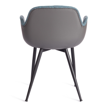 Стул складной Tetchair FOLDER mod. 3017H каркас металл, сиденье/спинка пластик, 49 x 46.5 x 73.5 см, black черный / grey серый