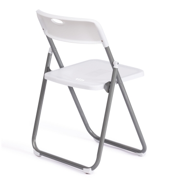 Стул складной Tetchair FOLDER mod. 3022G каркас металл, сиденье/спинка экокожа, 46.5 х 47.5 х 79 см, white белый / white белый