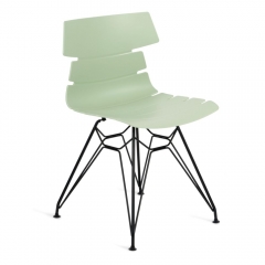 Стул Tetchair HANSEN mod. 622N / 1 шт. в упаковке пластик/металл, 51х47х80 см, высота до сиденья 45 см, фисташковый/черный