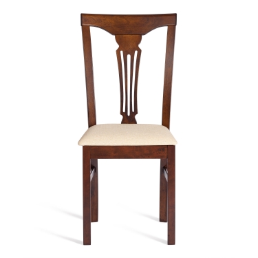Стул Tetchair Гермес/ Hermes дерево гевея, 43х49х94см, Cappuchino , ткань бежевая S178-4