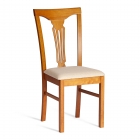 Стул Tetchair Гермес/ Hermes дерево гевея, 43х49х94см, Espresso, ткань бежевая S178-4