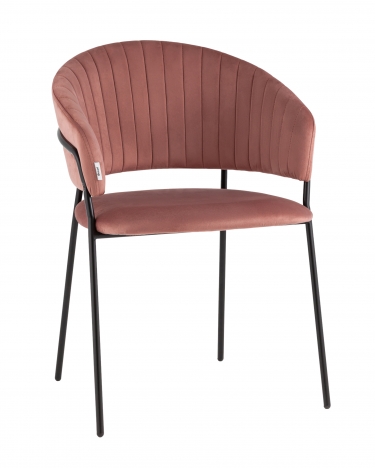 Стул Stool Group Бруно велюр Пыльно-розовый
