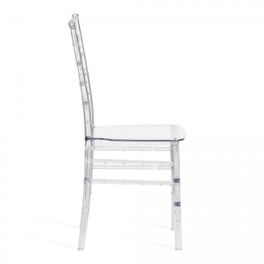 Стул Tetchair CHAVARI mod. 101 пластик, 40.5 х 49 х 88.5 см, Transparent Прозрачный