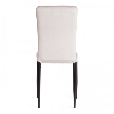 Стул Tetchair VERTER mod. 37-1 металл, вельвет, 47,8 х 41,5 х 97 см, Light grey светло-серый HLR14 / черный