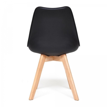 Стул Tetchair TULIP mod. 73 / 1 шт. в упаковке дерево/пластик/ПУ, 48.552.583cм, черный