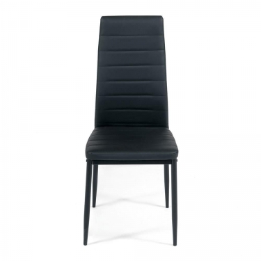 Стул Tetchair Easy mod. 24 / 1 шт. в упаковке металл/экокожа, 40x42x95.5см, черный