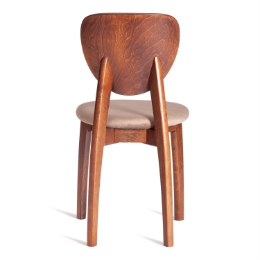Стул Tetchair DIAMANTE мягкое сидение бук, 42x42x85см, коричневый, ткань Tenerife Mocco