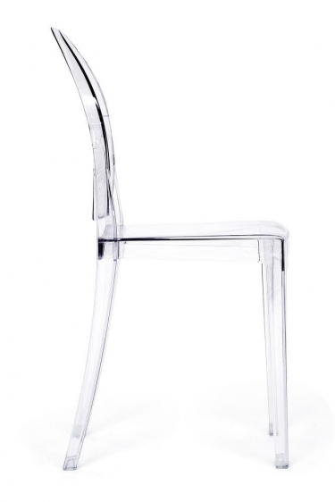 Стул Tetchair MEDALION mod. 921 пластик, 39 х 49 х 90,5 см, Transparent Прозрачный