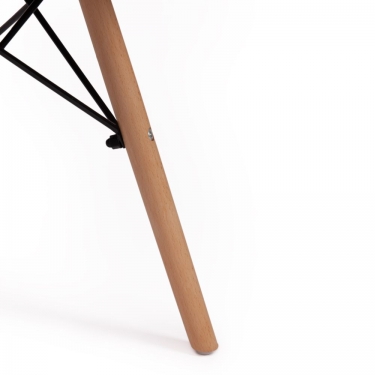Стул Tetchair STUTTGART mod. 74 / 1 шт. в упаковке экокожа/дерево береза/металл, 50 х 47 х 73 см, античный серый RH02-26/натуральный